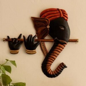 Get this Amazing Iron Bansuri Ganesha Wall Hanging to Decor your Home