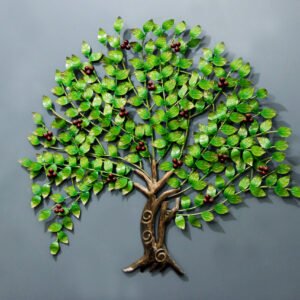 Floral Metal Tree Art for Home Decor