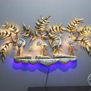 Metal Wall Art With LED