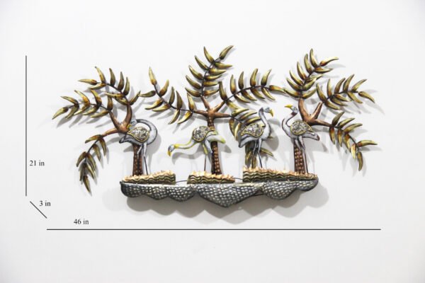 Metal Wall Art With LED