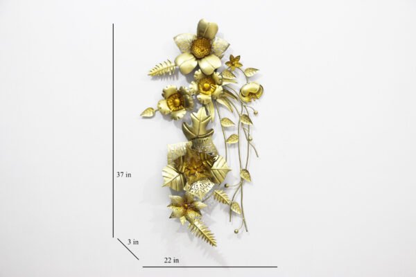 Exclusive Metal Leaf Wall Decor | Amazing Flower Wall Art for your Home & Office Decor