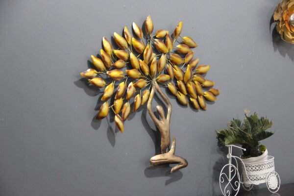 Attractive Metal Decorative Tree Wall Art | Exclusive Brass Tree Wall Decor