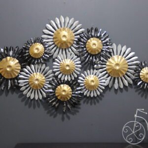 Metal Wall Art in Multicolour | Amazing Metal Flower Wall Art for your Home & Office Decor
