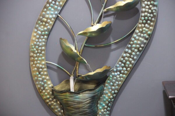 Exclusive Metal Wall Mounted Water Fountain Wall Art for your Home & Office Decor