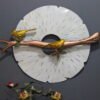 Exclusive Metal White Wall Art | Bird Wall Decor to Enhance the Look of your Home