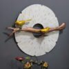 Exclusive Metal White Wall Art | Bird Wall Decor to Enhance the Look of your Home