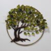 Metal Tree Wall Art In Green Colour