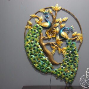 Metal Ring Peacock Wall Art | Home Decor