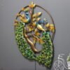 Metal Ring Peacock Wall Art | Home Decor