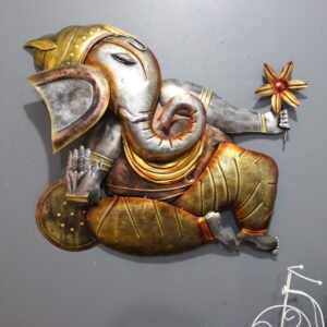 Metal Ganesha Wall Art For Home or Office Decor