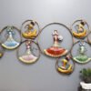 Metal Ring Doll With LED