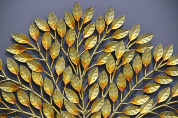Metal Golden Tree Wall Art