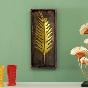 Multi Color Iron Tally Palm Leaf Wall Decor
